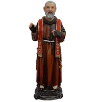 Imagem de São Padre Pio de Resina - 20cm | Comprar na Lojinha Uai - imagem 1