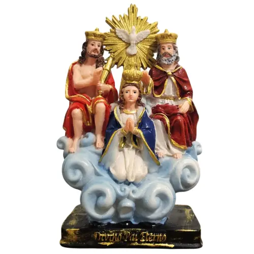 Imagem do Divino Pai Eterno de Resina - 16 cm