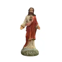 Imagem do Sagrado Coração de Jesus de Resina - 15 cm | Comprar na Lojinha Uai - imagem 1