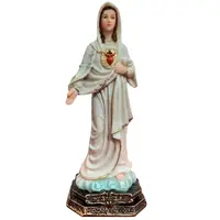 Imagem do Sagrado Coração de Maria de Resina - 20 cm | Comprar na Lojinha Uai - imagem 1