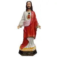 Imagem do Sagrado Coração de Jesus de Resina - 30 cm | Comprar na Lojinha Uai - imagem 1