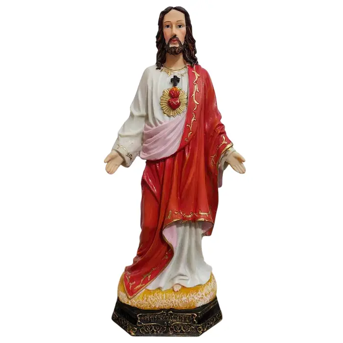 Imagem do Sagrado Coração de Jesus de Resina - 30 cm | Comprar na Lojinha Uai