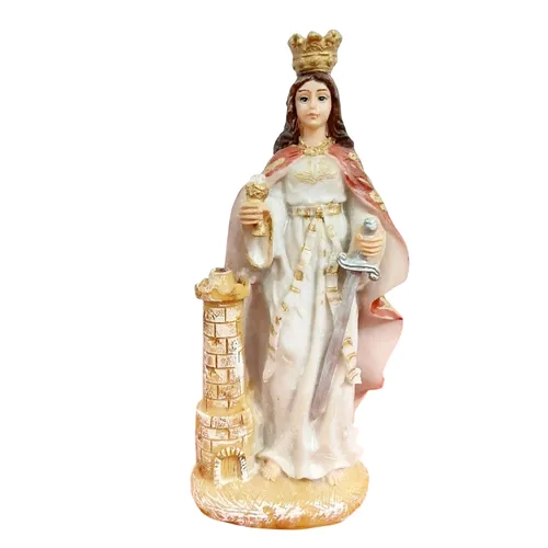 Imagem de Santa Bárbara de Resina - 15 cm