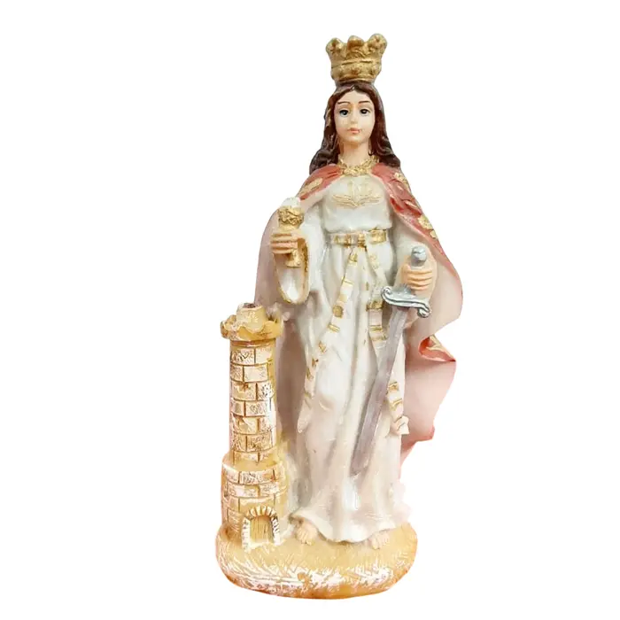 Imagem de Santa Bárbara de Resina - 15 cm | Comprar na Lojinha Uai