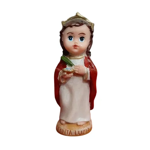 Imagem de Santa Luzia Infantil de Resina - 8 cm