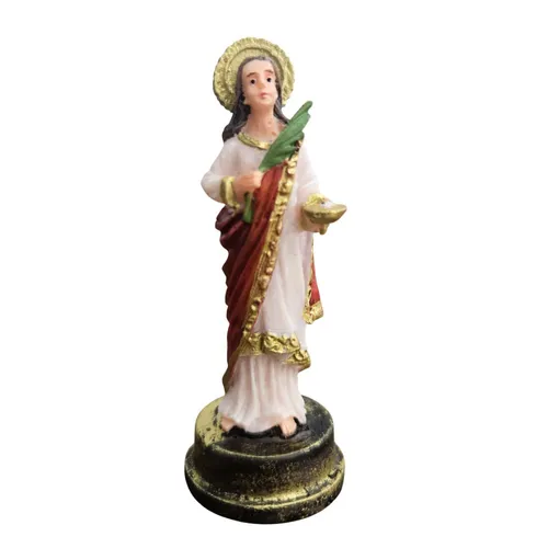 Imagem de Santa Luzia de Resina - 9 cm