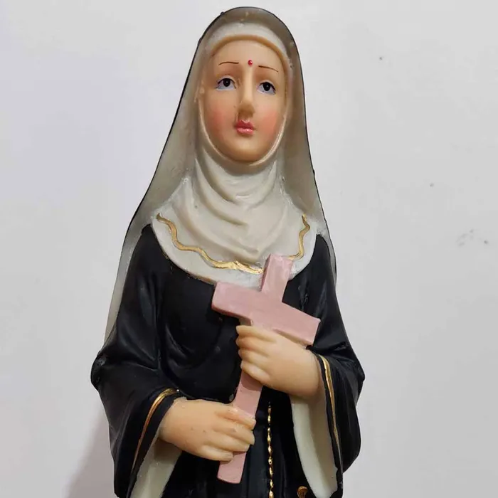 Imagem de Santa Rita de Cássia de Resina - 30 cm | Comprar na Lojinha Uai