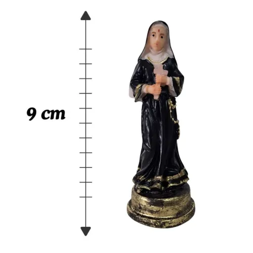 Imagem de Santa Rita em Resina - 9 cm