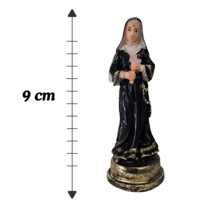 Imagem de Santa Rita de Resina - 9 cm | Comprar na Lojinha Uai