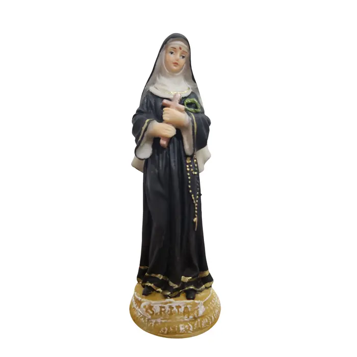 Imagem de Santa Rita de Cássia de Resina - 15 cm | Comprar na Lojinha Uai