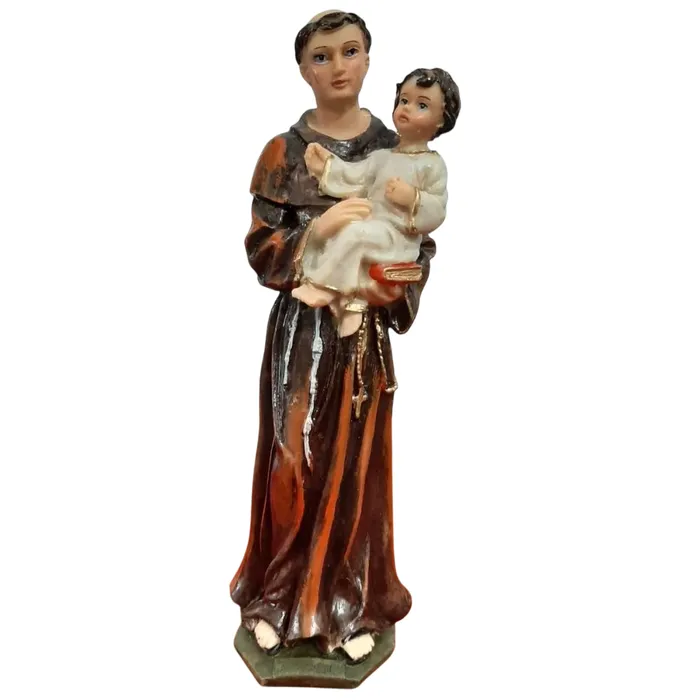 Imagem de Santo Antônio em Resina - 19 cm | Comprar na Lojinha Uai