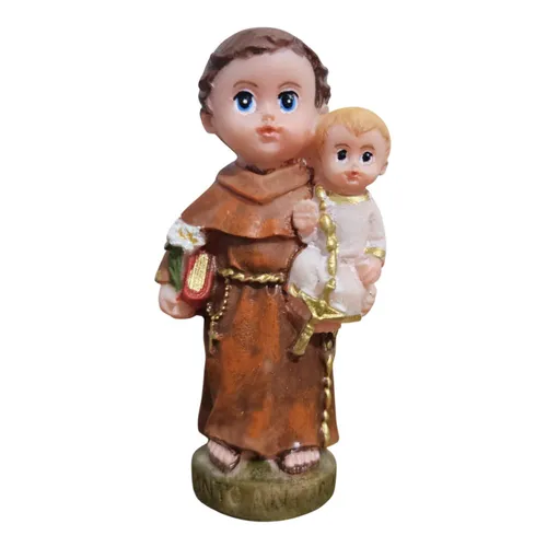Imagem de Santo Antônio Infantil de Resina - 8 cm