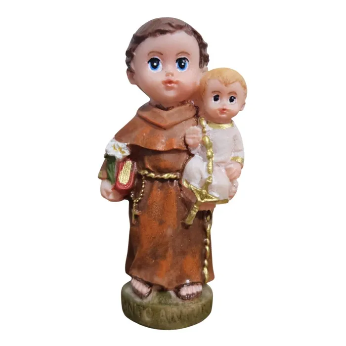 Imagem Infantil de Santo Antônio de Resina - 8 cm | Comprar na Lojinha Uai