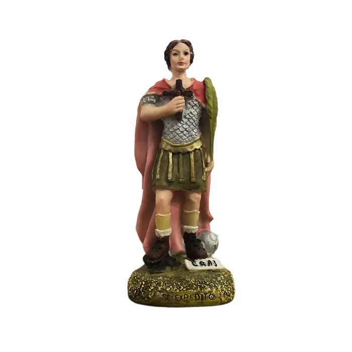 Imagem de Santo Expedito de Resina - 15 cm | Comprar na Lojinha Uai