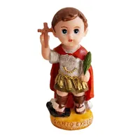 Imagem de Santo Expedito Infantil de Resina - 8 cm | Comprar na Lojinha Uai - imagem 1