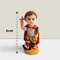 Imagem Infantil de Santo Expedito em Resina - 8 cm - imagem 3
