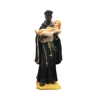 Imagem de São Benedito de Resina - 15 cm | Comprar na Lojinha Uai - imagem 1