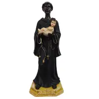 Imagem de São Benedito em Resina - 30 cm - imagem 1