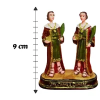 Imagem de São Cosme e Damião de Resina - 9 cm | Comprar na Lojinha Uai - imagem 3