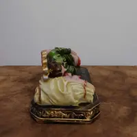 Imagem de São José Dormindo em Resina - 20 cm - Base Preta e Dourada - imagem 4