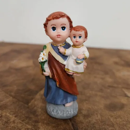 Imagem de São José Infantil de Resina - 8 cm