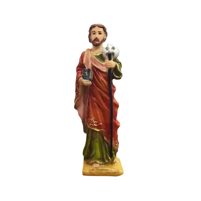Imagem de São Judas Tadeu de Resina - 15 cm | Comprar na Lojinha Uai