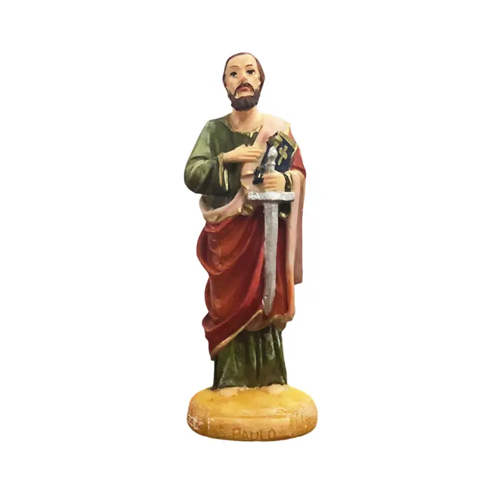 Imagem de São Paulo Apóstolo de Resina - 15 cm | Comprar na Lojinha Uai
