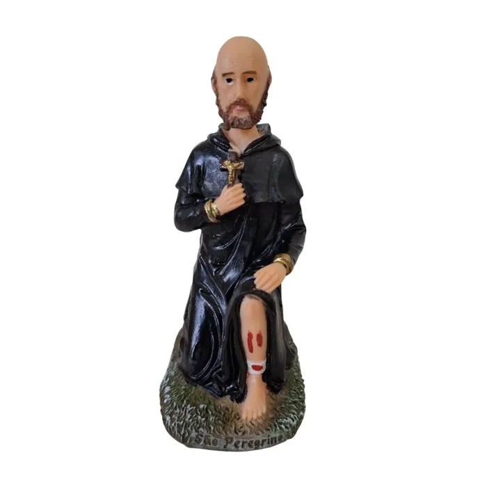 Imagem de São Peregrino de Resina - 7 cm | Comprar na Lojinha Uai
