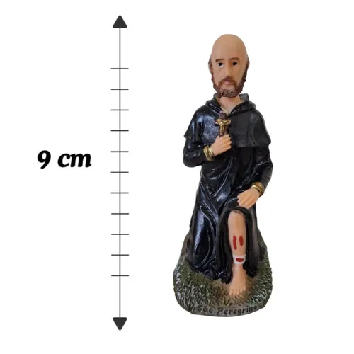 Imagem de São Peregrino de Resina - 7 cm