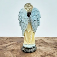 Imagem de Arcanjo São Rafael em Resina - 15 cm - Asas Azuis - imagem 3