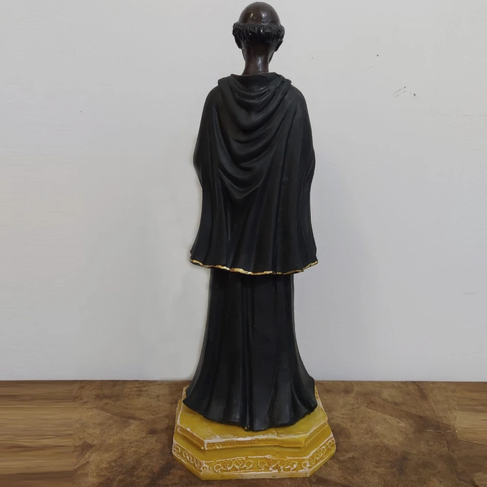 Imagem de São Benedito em Resina - 30 cm