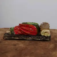 Imagem de São José Dormindo em Resina - 20 cm - Base Preta e Dourada - imagem 3