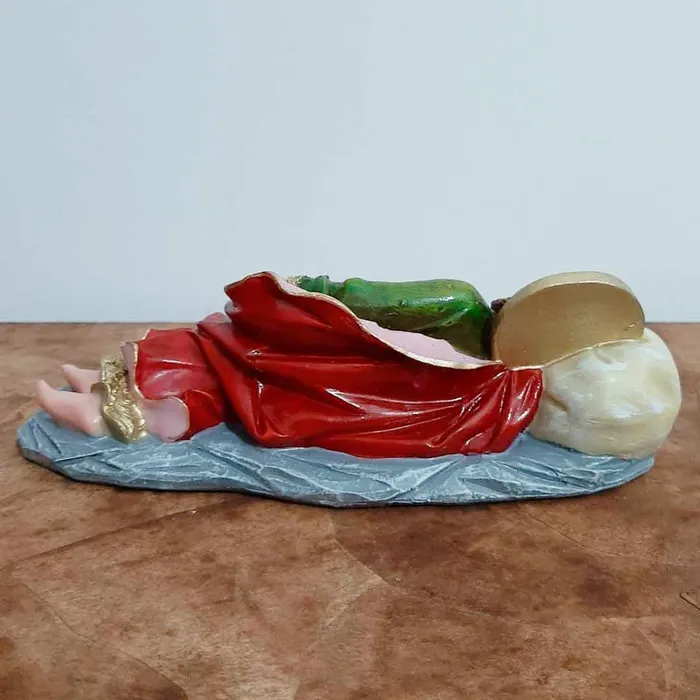 Imagem de São José Dormindo de Resina - 20 cm | Comprar na Lojinha Uai