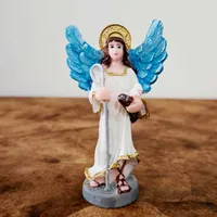 Imagem de São Rafael Arcanjo de Resina - 9 cm | Comprar na Lojinha Uai - imagem 3