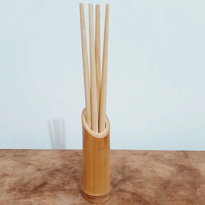 Jogo com 2 Pares de Hashi em Bambu para Sushi e Culinária Oriental | Comprar na Lojinha Uai
