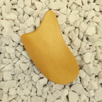 Gua Sha Massageador Facial de Bambu - 6 cm | Comprar na Lojinha Uai - imagem 1
