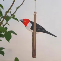 Pássaro de Madeira Galo da Campina | Comprar na Lojinha Uai - imagem 1