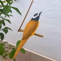 Pássaro de Madeira Bem-te-vi no Poleiro - imagem 2