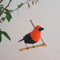 Pássaro de Madeira Cardeal do Banhado - imagem 1