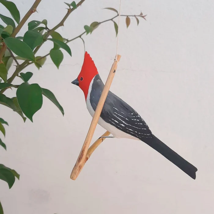 Pássaro de Madeira Cardeal do Sul
