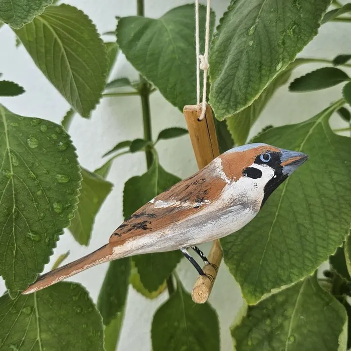 Pássaro de Madeira Pardal