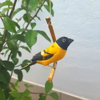 Pássaro de Madeira Pintassilgo | Comprar na Lojinha Uai - imagem 1