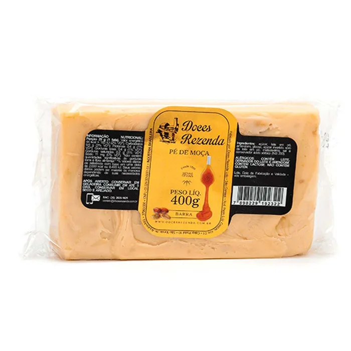Pé de Moça Mineiro Pé de Moleque com Leite Condensado 400g | Comprar na Lojinha Uai