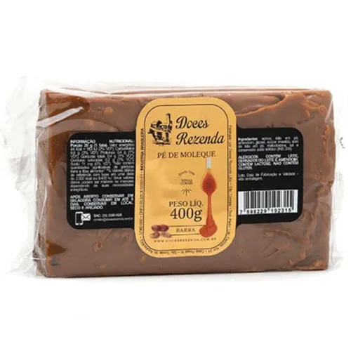 Pé de Moleque Mineiro 400g - Rezenda