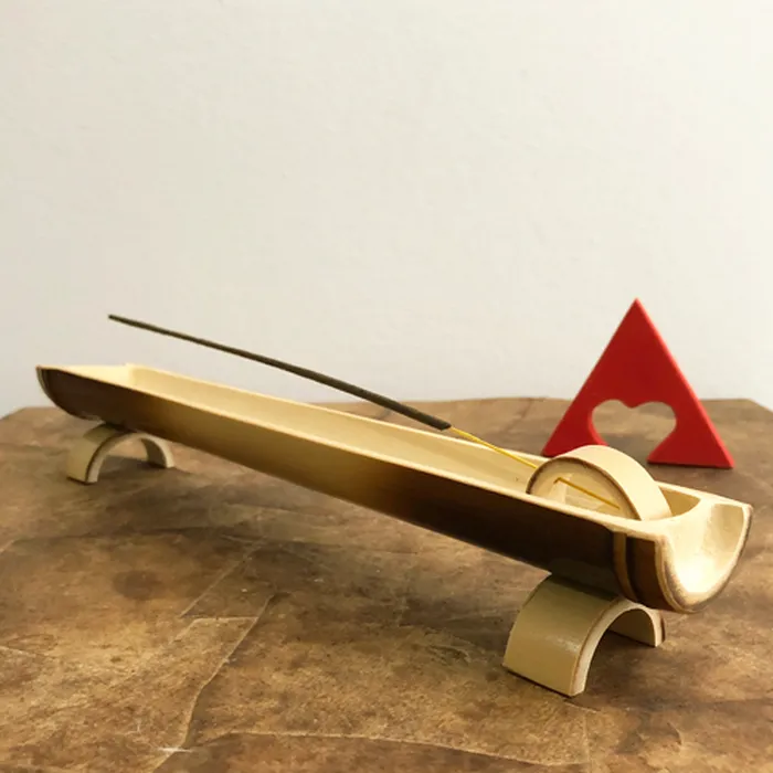 Porta Incenso de Bambu | Comprar Lojinha Uai