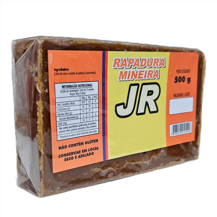 Rapadura Mineira 500g - Doces JR | Comprar na Lojinha Uai