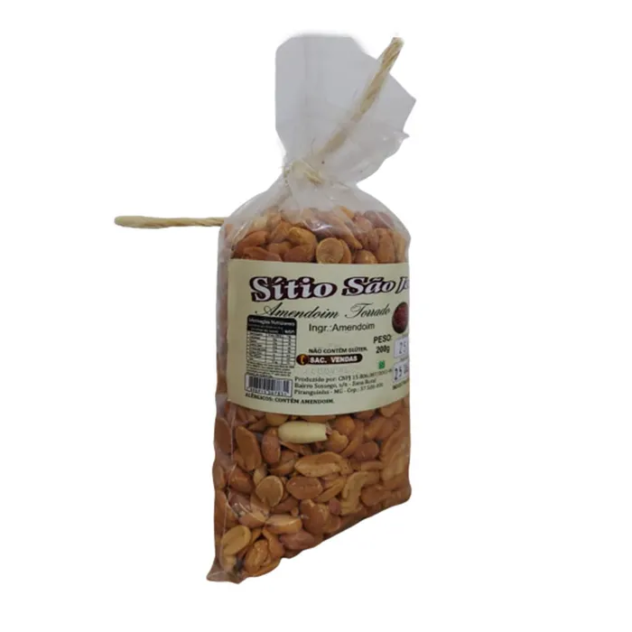 Amendoim Salgado e sem pele de Piranguinho - 200g | Comprar Lojinha Uai