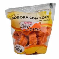 Saquinho de Doce de Abóbora com Coco 200g - Doces Pé da Serra | Comprar Lojinha Uai - imagem 1