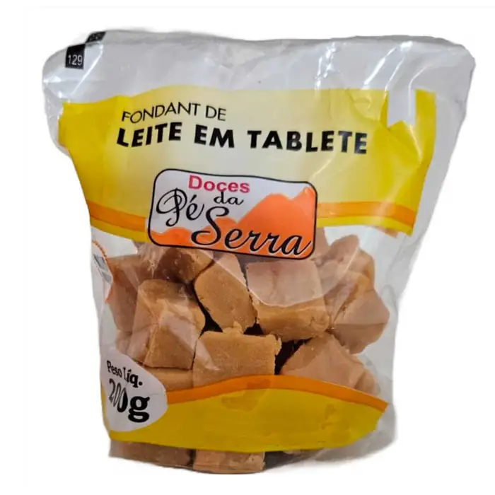 Doce de Leite Mineiro Puro em Cubinhos 200g | Comprar na Lojinha Uai