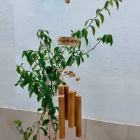 Sino dos Ventos Artesanal de Bambu Decorado | Comprar na Lojinha Uai - imagem 1